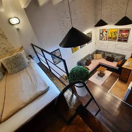 Authentic Centre - Split Level Loft With Patio In Courtyard *