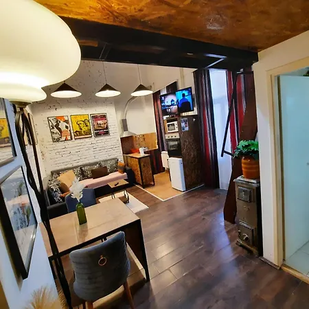 Authentic Centre - Split Level Loft With Patio In Courtyard