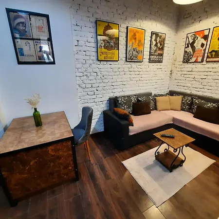 Authentic Centre - Split Level Loft With Patio In Courtyard Appartement Belgrade