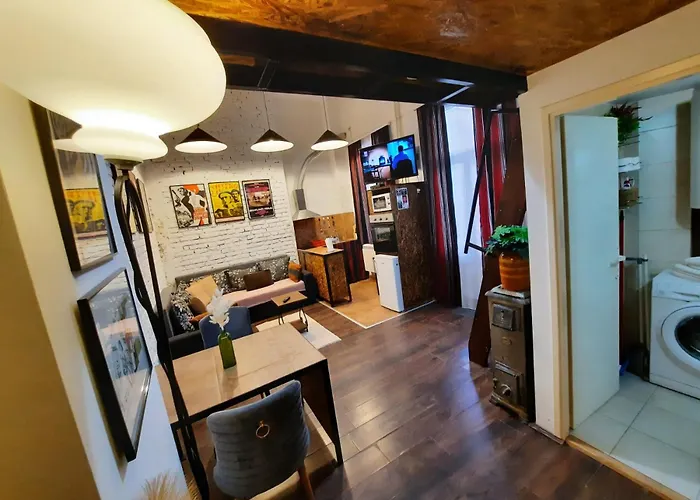 Authentic Centre - Split Level Loft With Patio In Courtyard