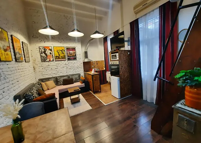 Authentic Centre - Split Level Loft With Patio In Courtyard Apartament Belgrad